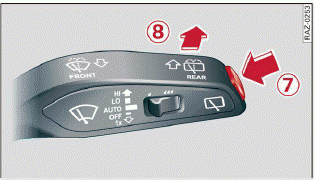 Fig. 46 Lever: rear window wiper 