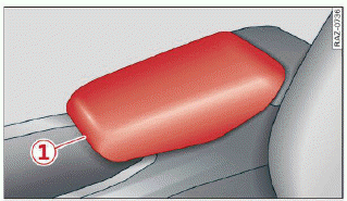 Fig. 53 Cockpit: center armrest