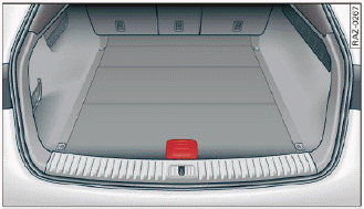 Fig. 174 Luggage compartment: cargo area floor