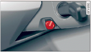 Fig. 59 Steering column: switch for adjusting the steering wheel position