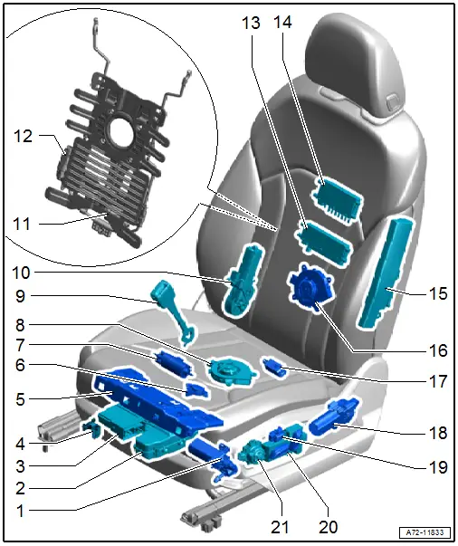 Component Location Overview - Electric and Electronic Components